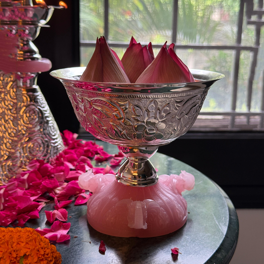 Traditional Elephant Silver Plated Bowl