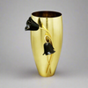Golden Flower Vase