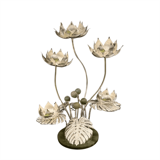 Five Lotus Tree and Leaf Center Piece