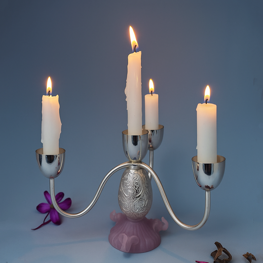Traditional Elephant Trio Candle Stand