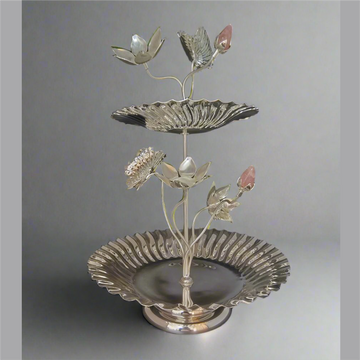 Lotus two tier Platter