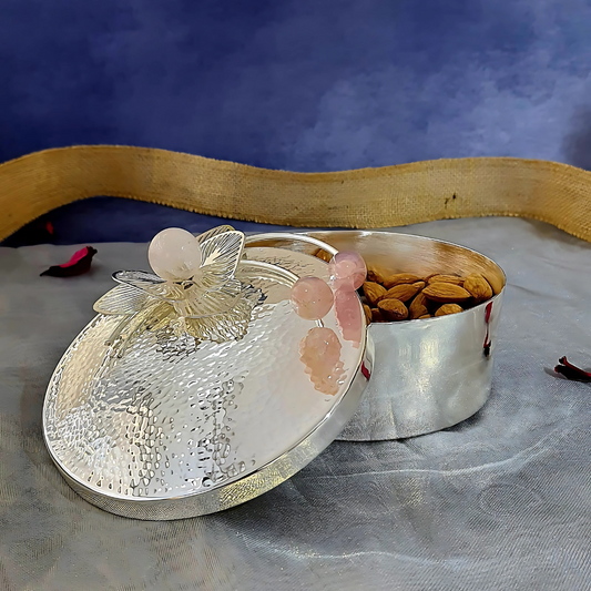 Orchid Hammered Box