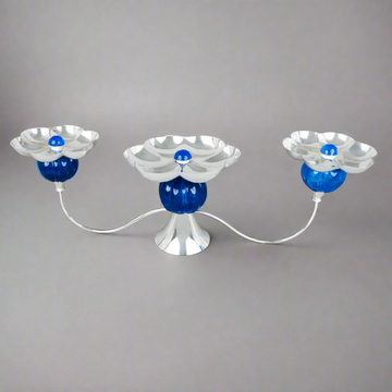 Flower center piece with three Platters