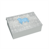 Cow Pichwai Etched Silver Plated Box