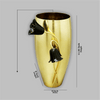 Golden Flower Vase
