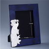 Peacock Photo Frame on Compressed Lapis Stone
