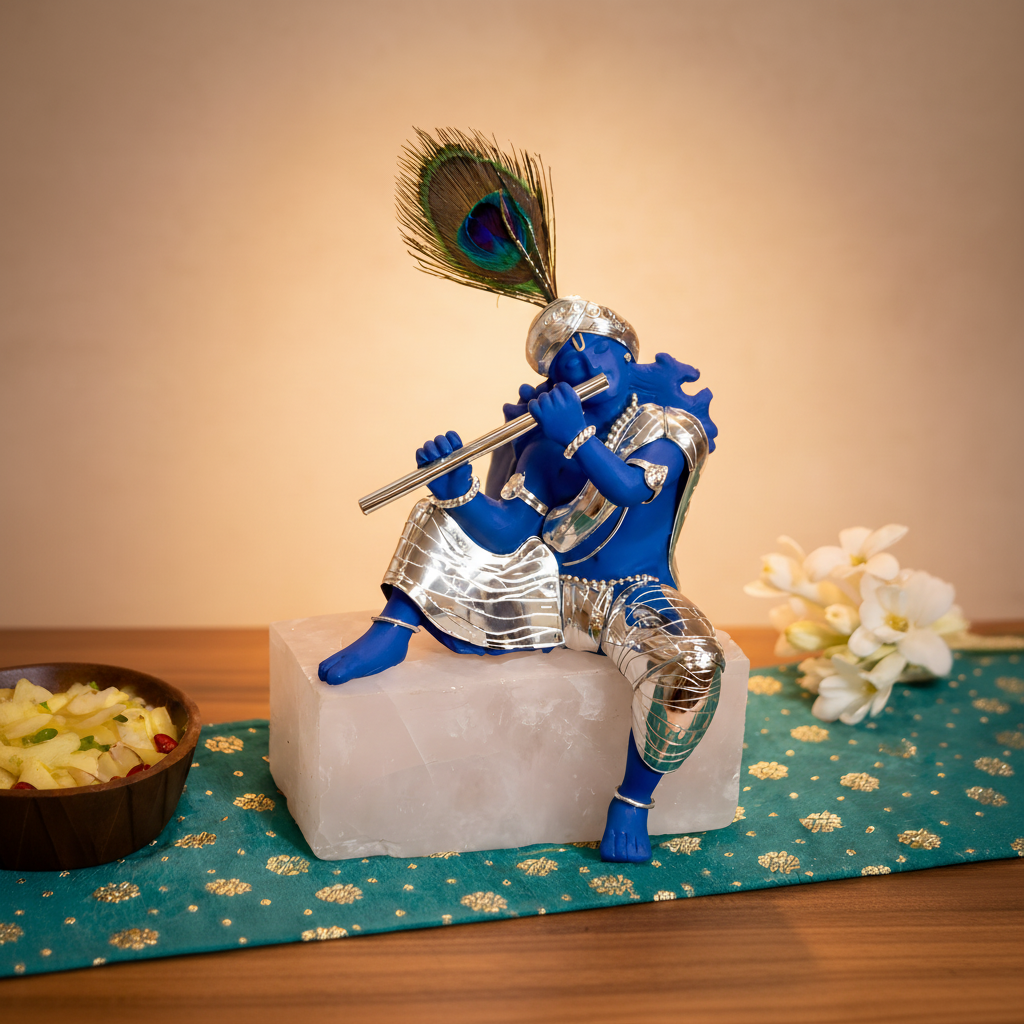 Lord Krishna With Basuri - Elunique
