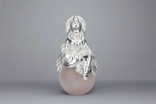 Lakshmi Manglamurti On Rose Quartz Ball