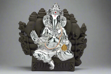 Silver Panchmukhi Ganesha