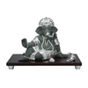 Bhupati Ganesha On Wooden Base