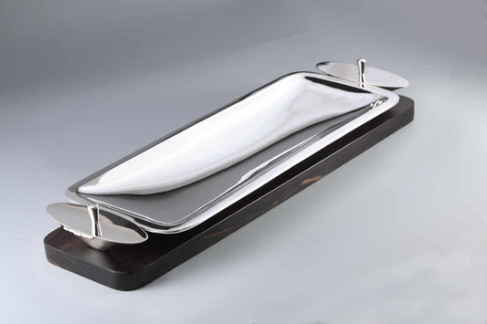 Chip & Dip Platter Sterling Silver