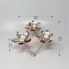 Lotus Flower three Tea light holder