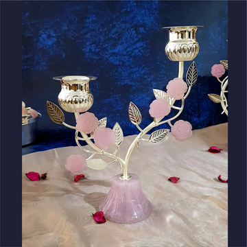 Rose candle stand