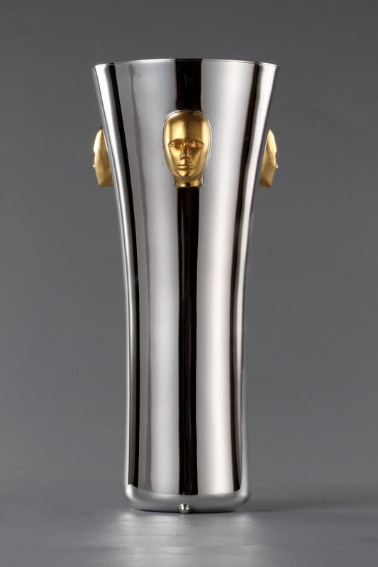 Ginnie Head Vase Sterling Silver