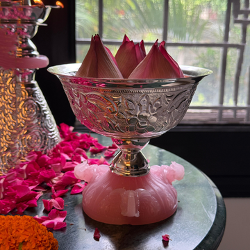 Traditional Elephant Silver Plated Bowl
