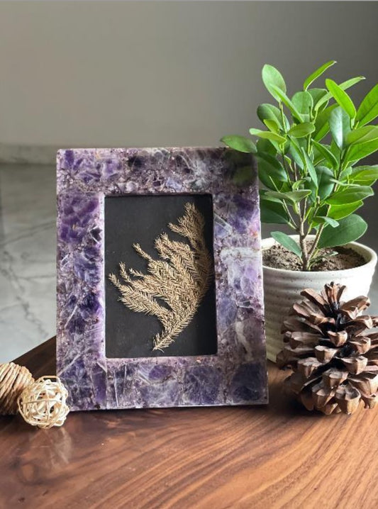 Purple Amethyst Photo frame