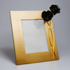 Golden Floral Photo Frame