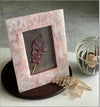 Semi Precious Rose Quartz Photo Frame