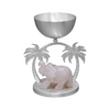 Elephant And Palm Tree Nut Bowl