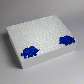 Blue Baby Elephant Decorative Box