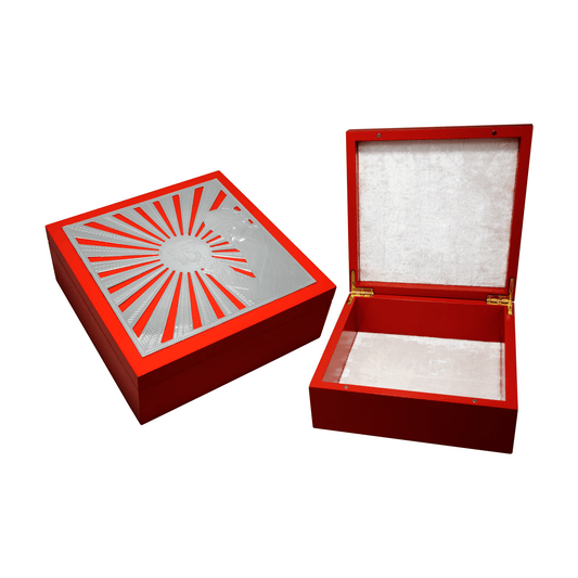 Guru Nanak Silver Plated Box