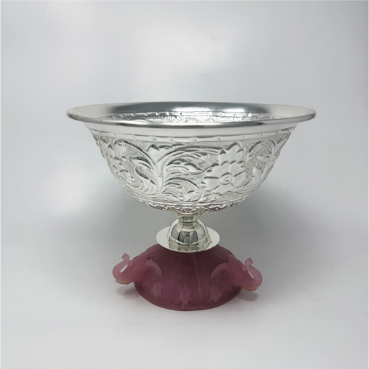 Traditional Elephant Silver Plated Bowl