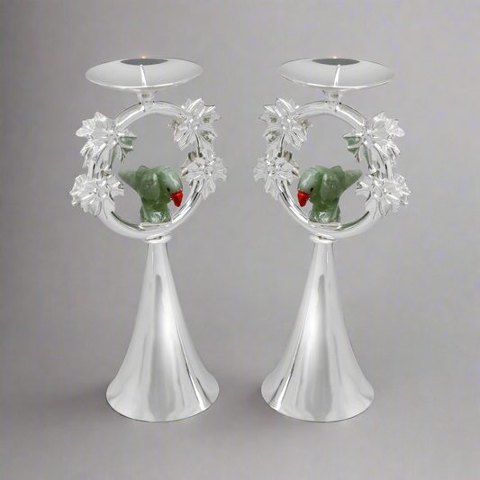 Parrot candle stand