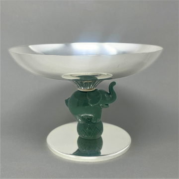 Green Baby Elephant Linear Platter