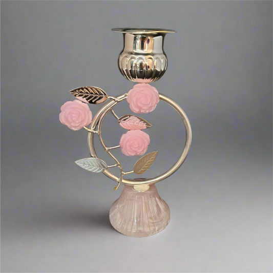 Rose Single Candle Stand