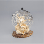 Ivory Ganesha with Tree of Life