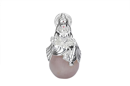 Lakshmi Mangalmurti (Rose Quartz / Amethyst Ball)