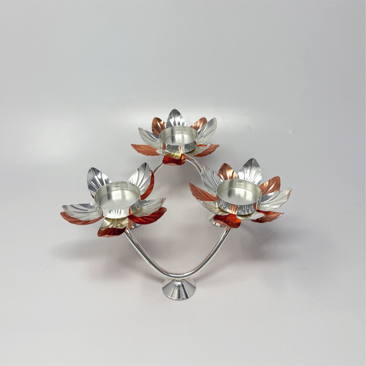Lotus Flower three Tea light holder