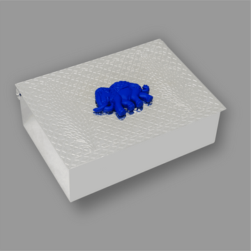 Blue Baby Elephant Decorative Box