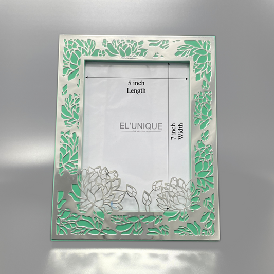 Floral Jali Photo Frame