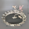 Wave Platter With Flying Bird