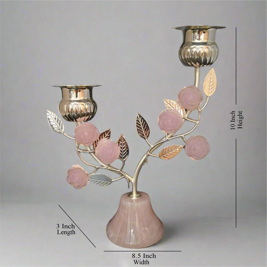 Rose candle stand