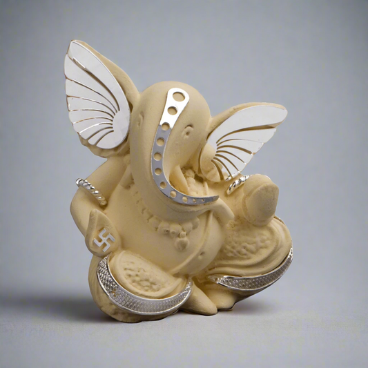 Ivory white Ganesha