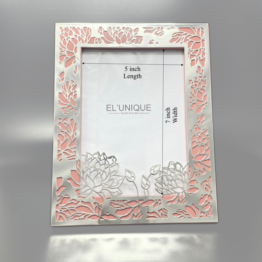 Floral Jali Photo Frame