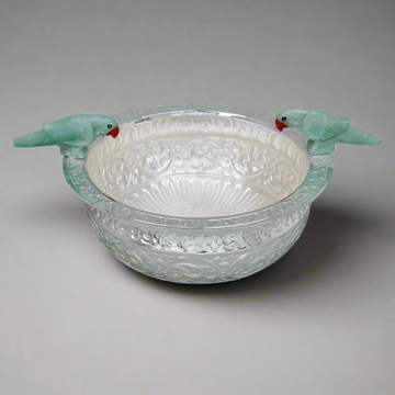 Medium Urli Bowl with two Parrots