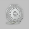 Guru Nanak Ji Silver Plated Tea Light Holder