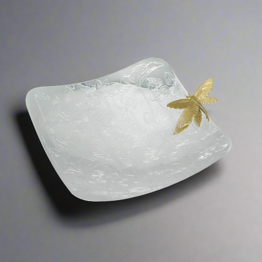 Butterfly Designed Platter - Small