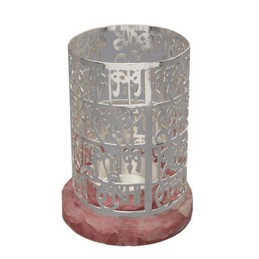 Vakratund Mantra Cut Work Tea Light Holder