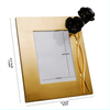 Golden Floral Photo Frame