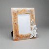 Rose Quartz Floral Photo Frame