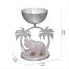 Elephant And Palm Tree Nut Bowl