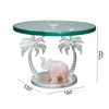 Elephant Palm Tree Decorative Platter