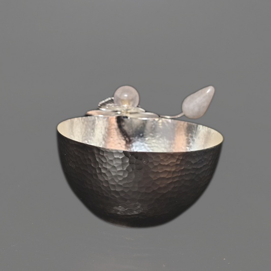 Orchid Hammered Bowl