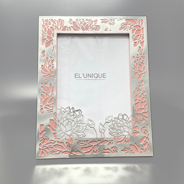 Floral Jali Photo Frame