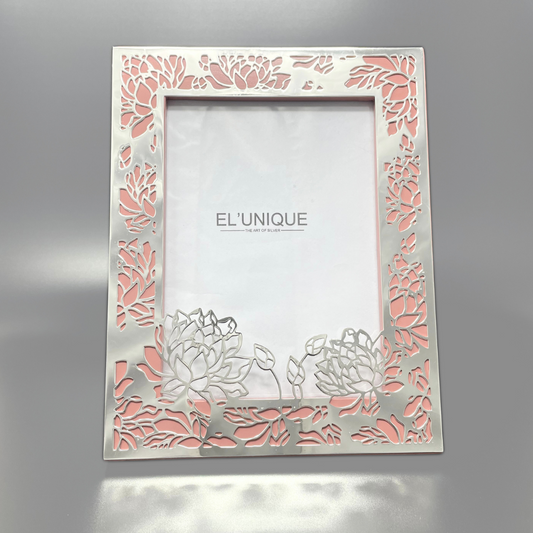 Floral Jali Photo Frame