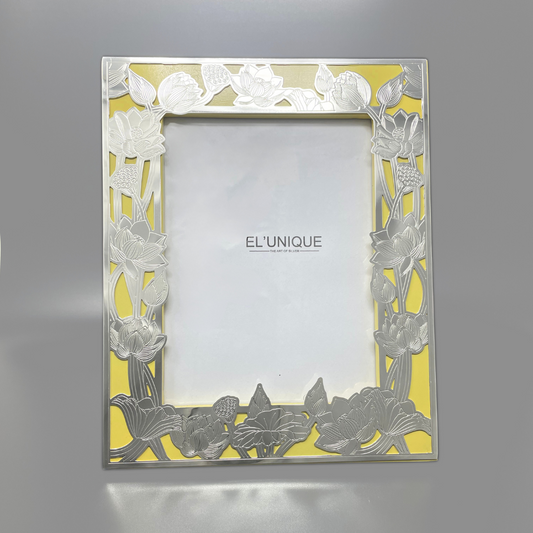 Lotus Jali Photo Frame